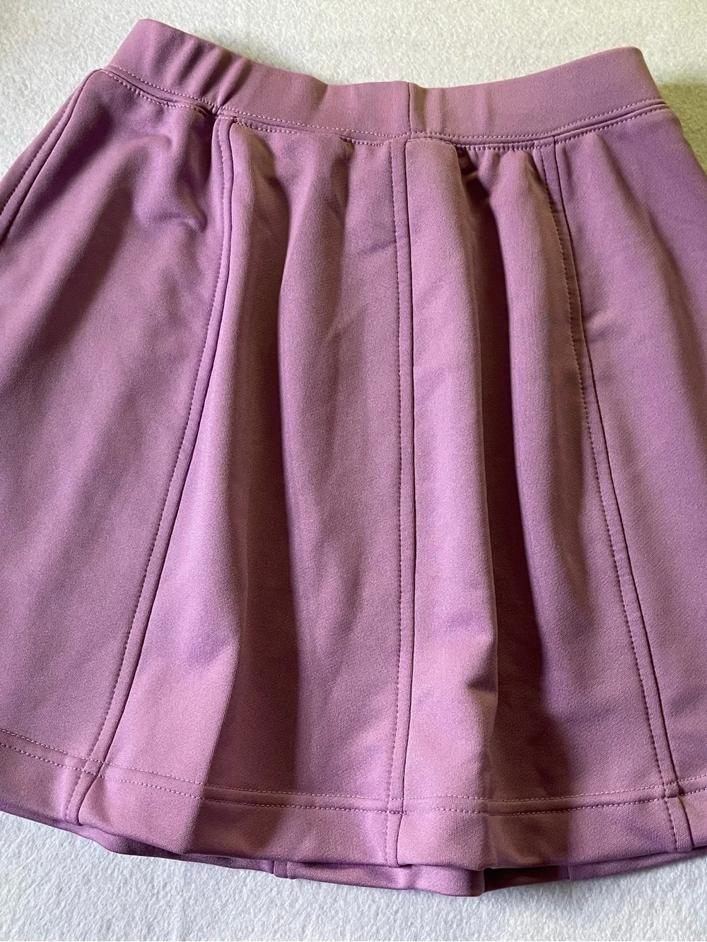 Ixspa Lavender Pink Circle Skirt with Pleated Detail